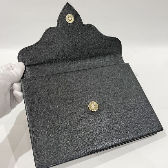 Yves Saint Laurent Logo Plate Side Pocket Beige - Picture 9 of 16